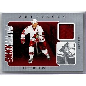 2023-24 Upper Deck Artifacts - Silky Mitts Glove Relics Brett Hull‎ #SM-BH (MEM)